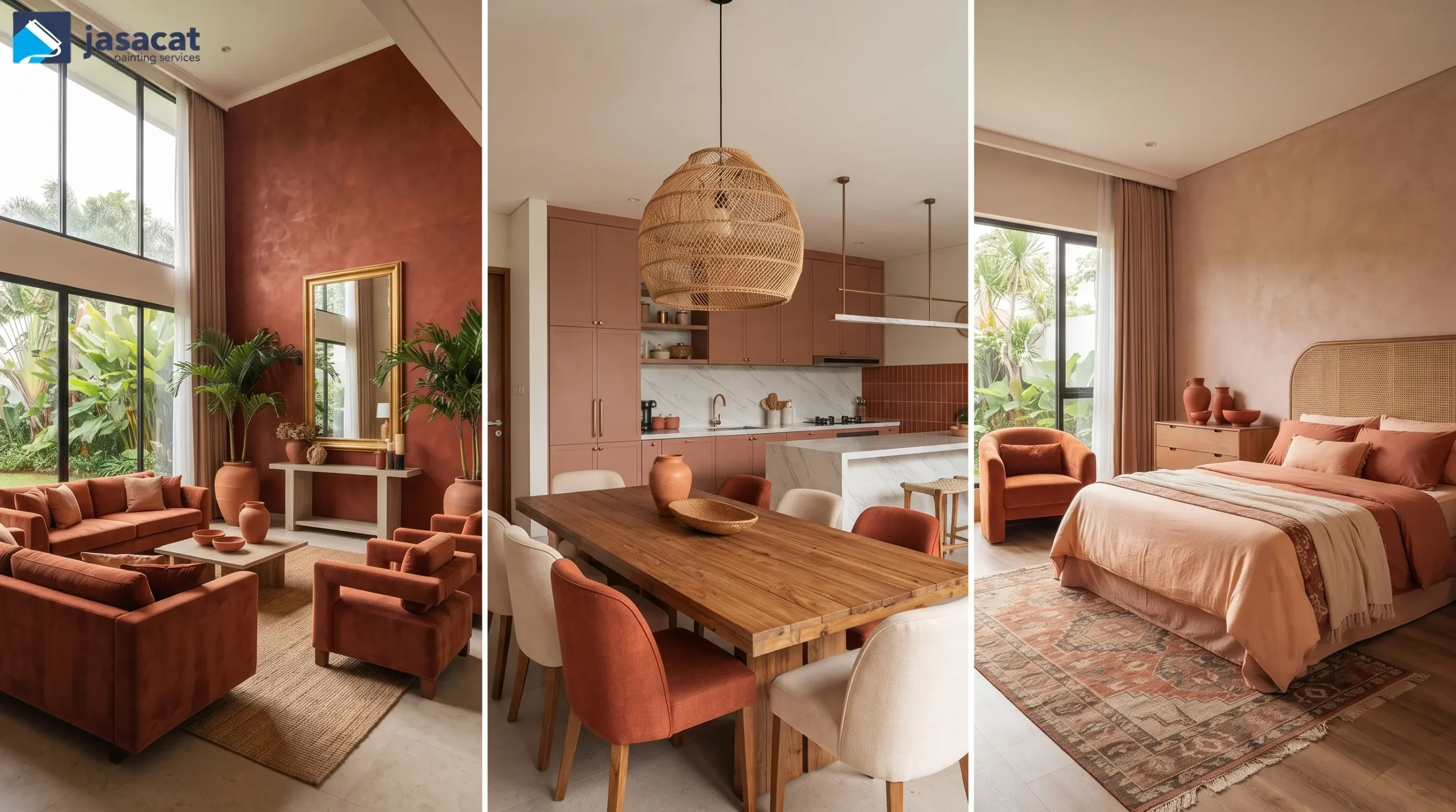 Terracotta Color Palette untuk Interior Hangat di Kemang
