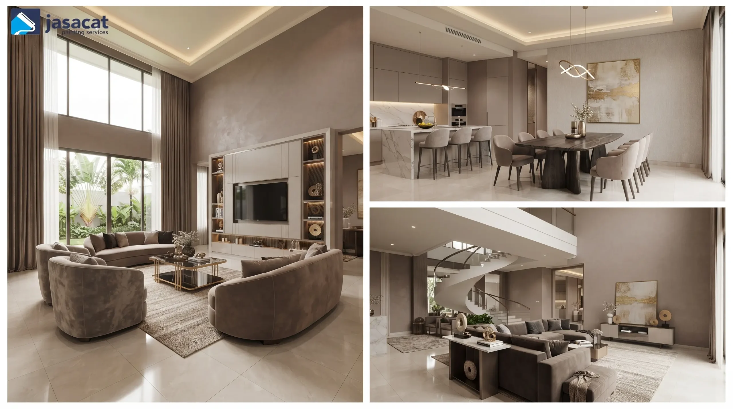 Warna Mushroom Interior Rumah untuk Nuansa Sophisticated
