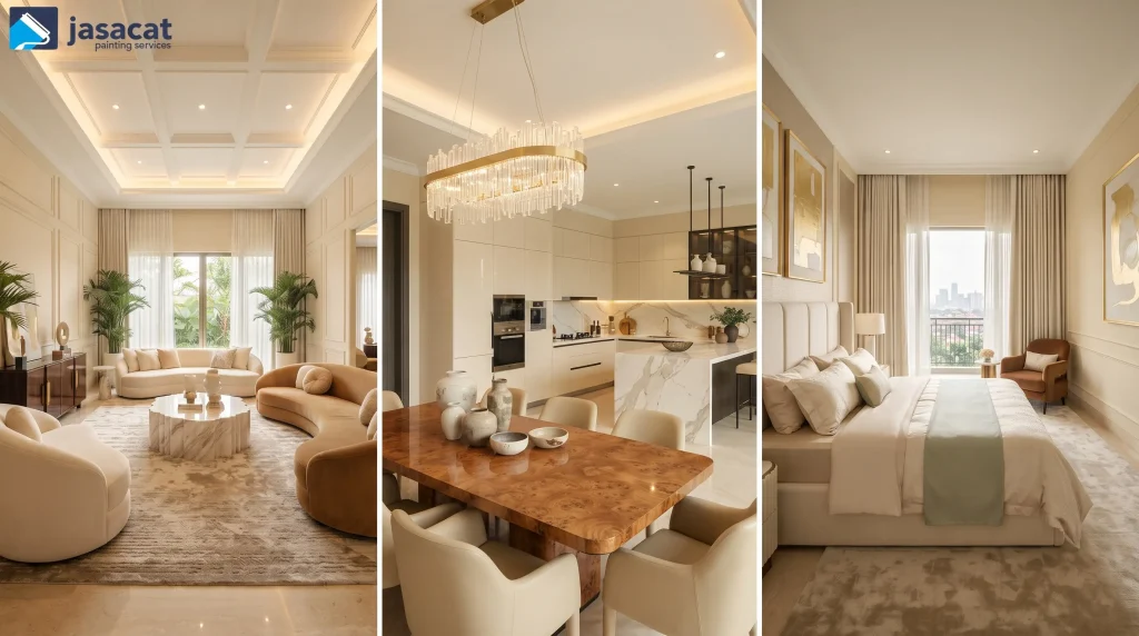 Jasa cat tembok rumah luxury