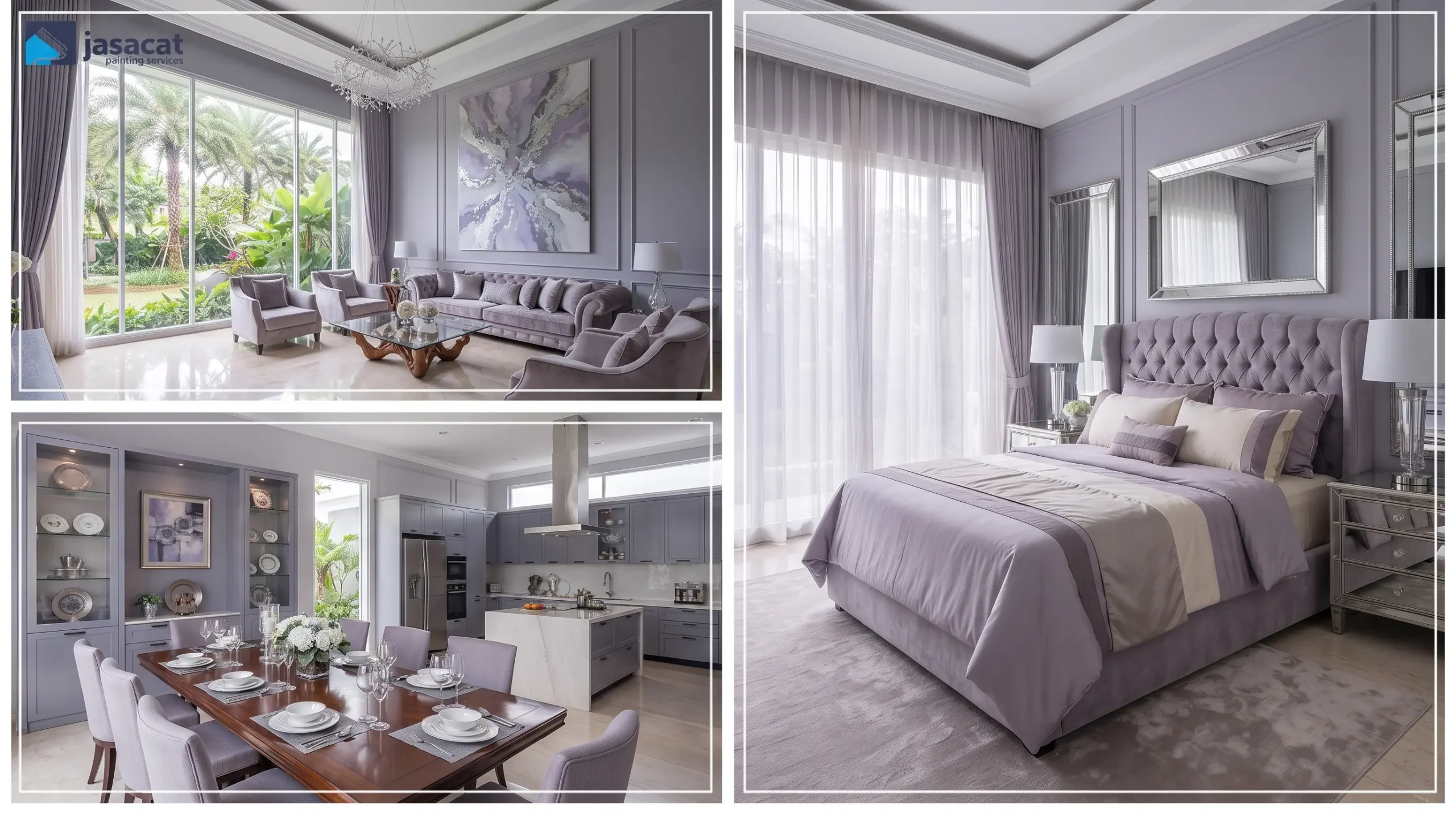 Warna Lavender Gray untuk Interior yang Tenang dan Berkelas