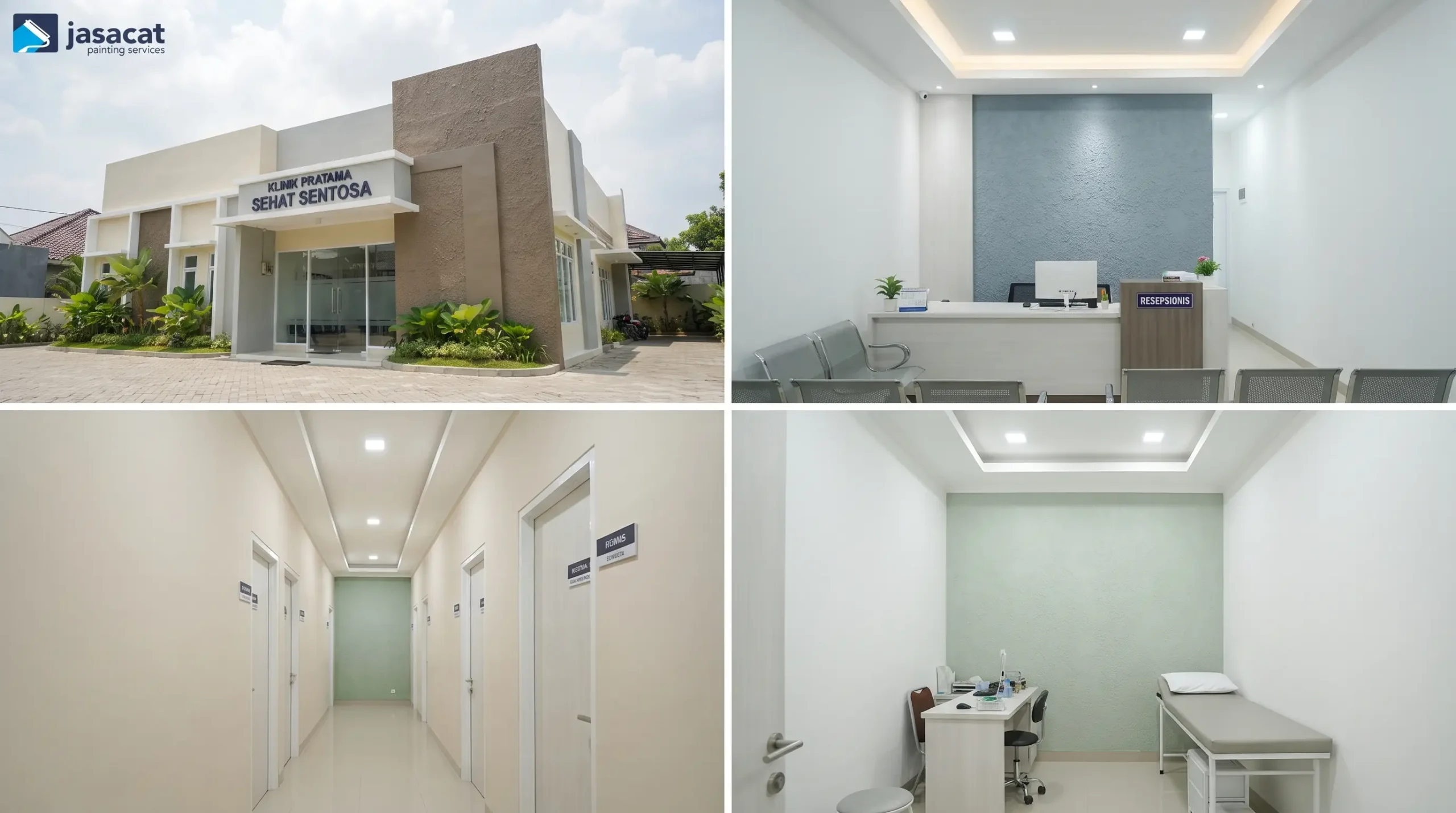 Tampilan Klinik Lebih Representatif dengan Jasa Cat Profesional