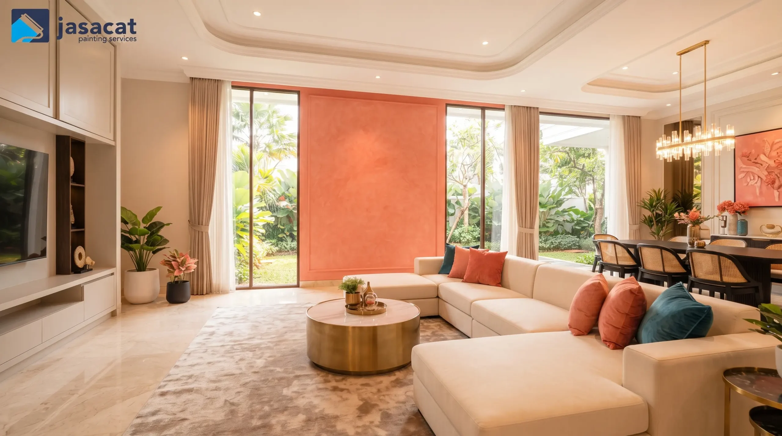 Hadirkan Nuansa Hangat lewat Inspirasi Warna Coral Interior