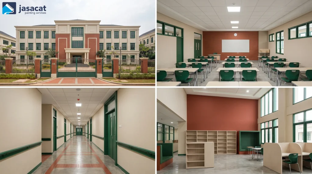 Referensi Warna Gedung Sekolah