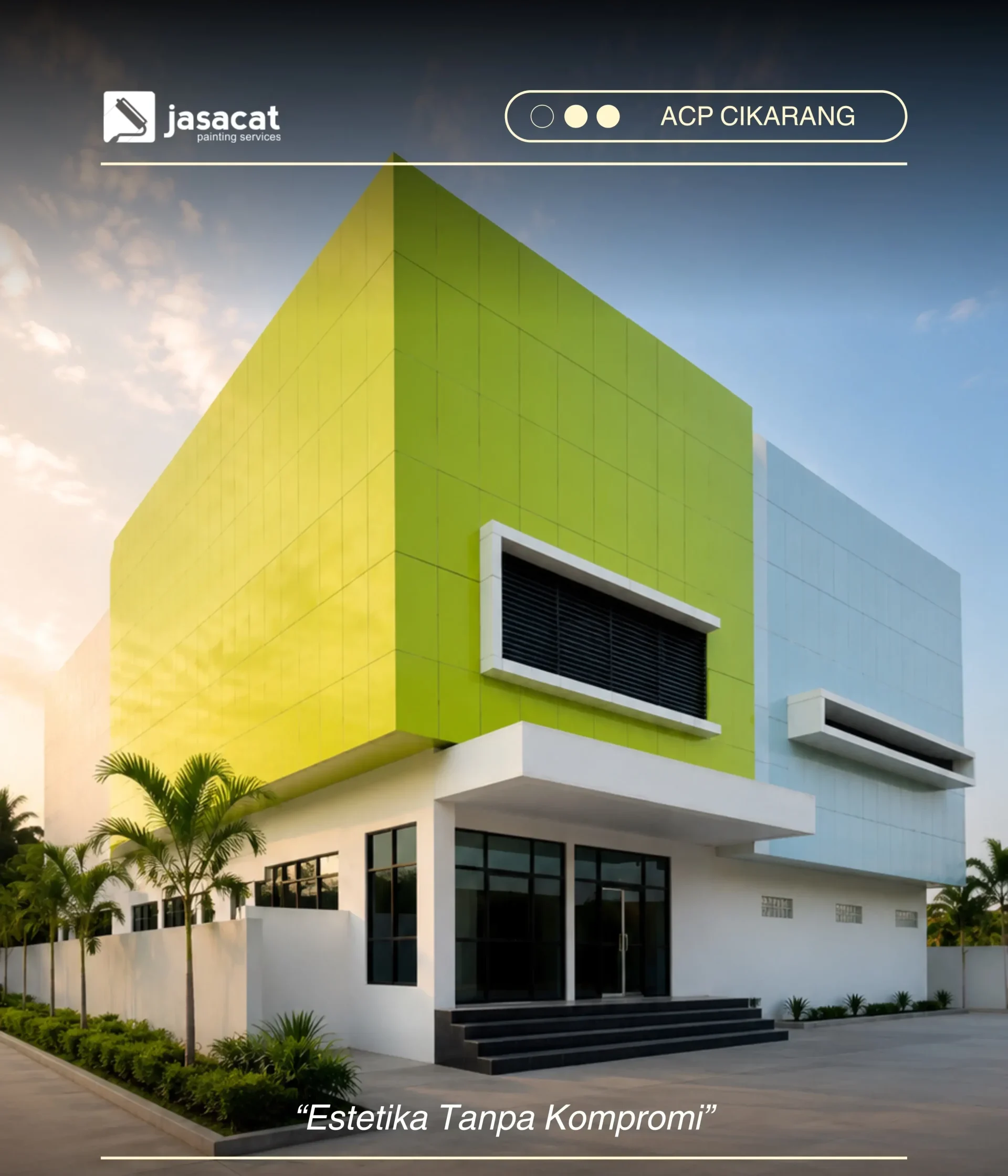 Pengecatan ACP Cikarang: Fasad Modern Berkarakter