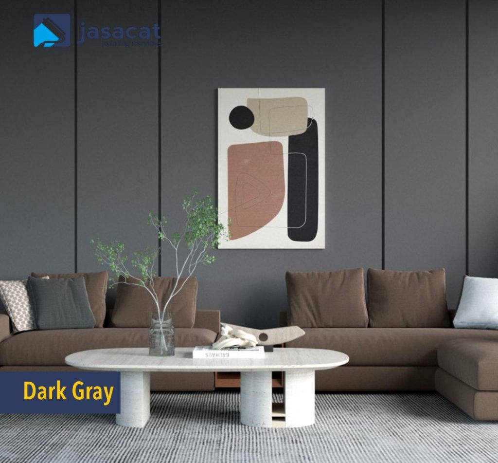 warna dinding furniture cokelat