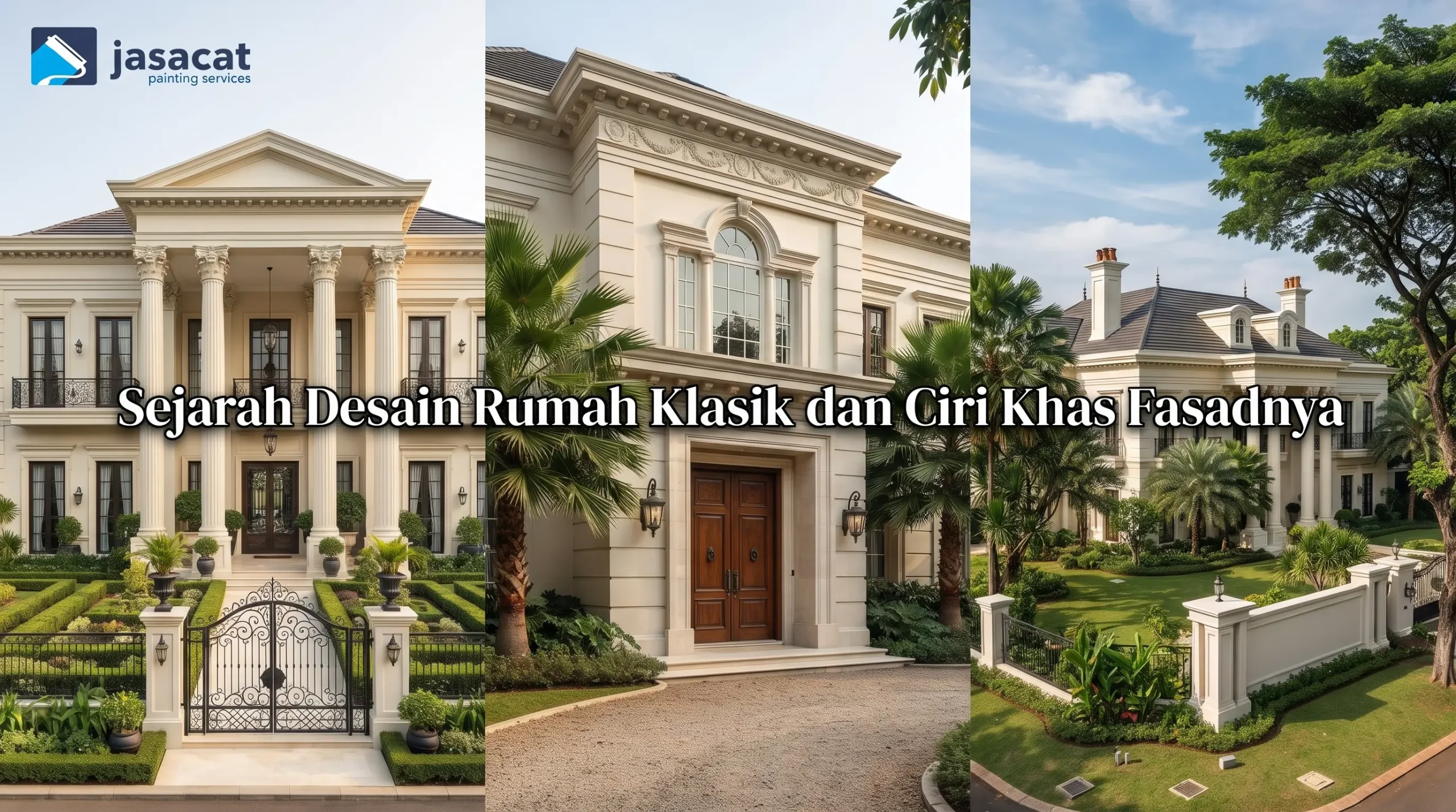 Sejarah Desain Rumah Klasik dan Ciri Khas Fasadnya