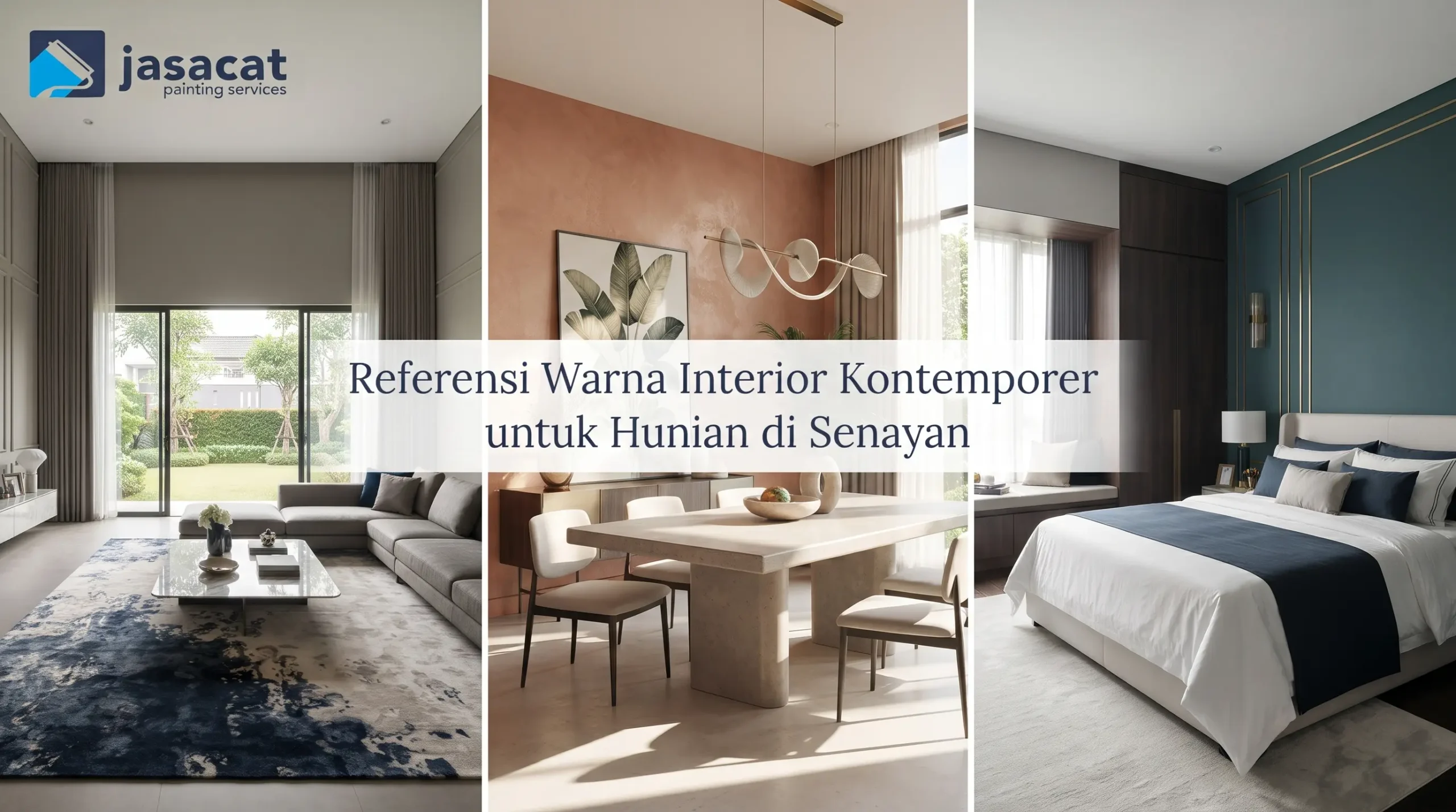 Referensi Warna Interior Kontemporer untuk Hunian di Senayan