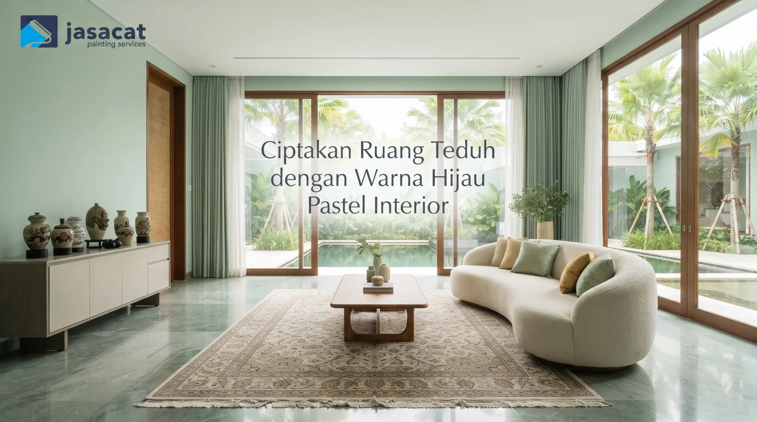 Ciptakan Ruang Teduh dengan Warna Hijau Pastel Interior