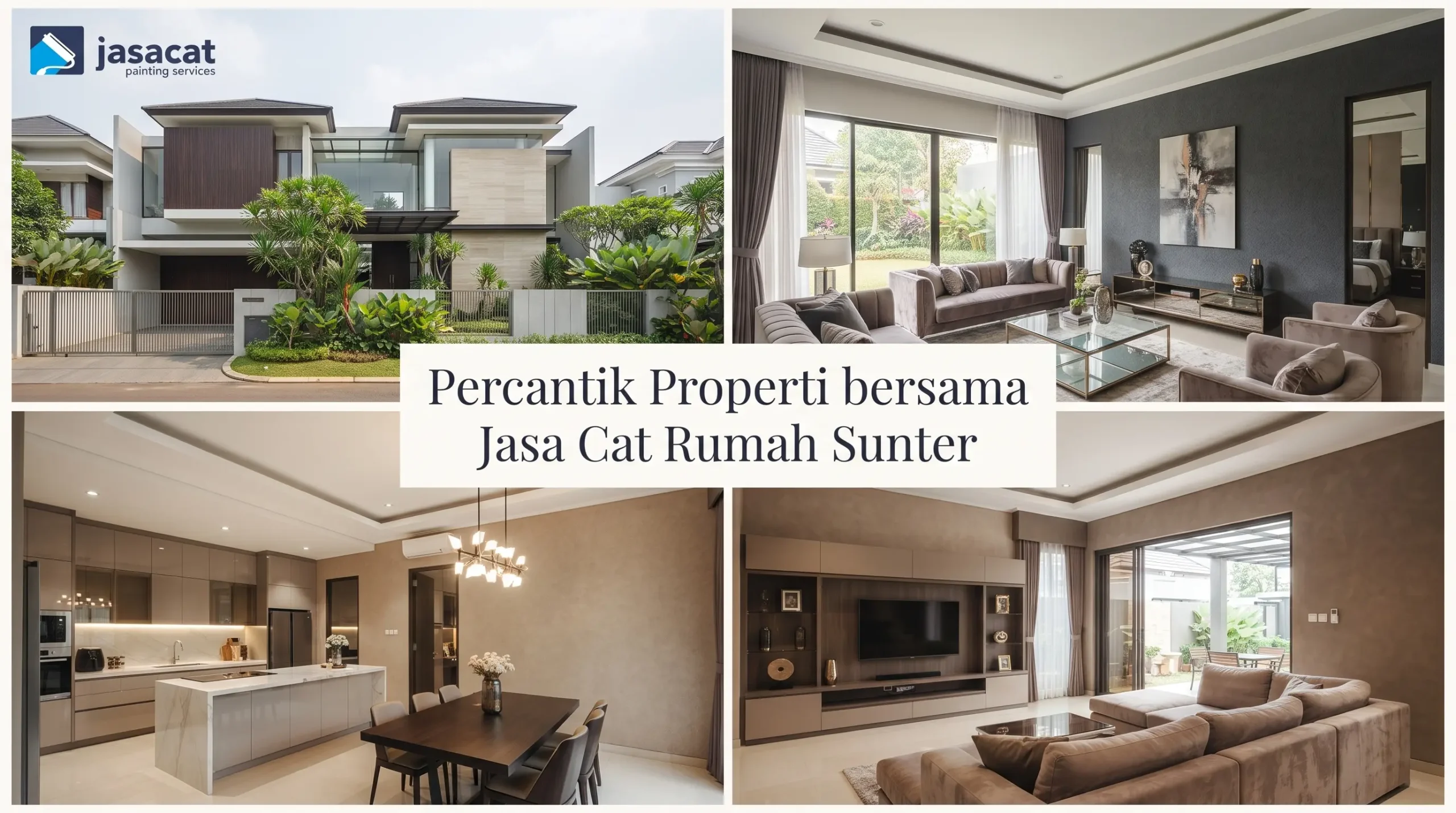 Percantik Properti bersama Jasa Cat Rumah Sunter