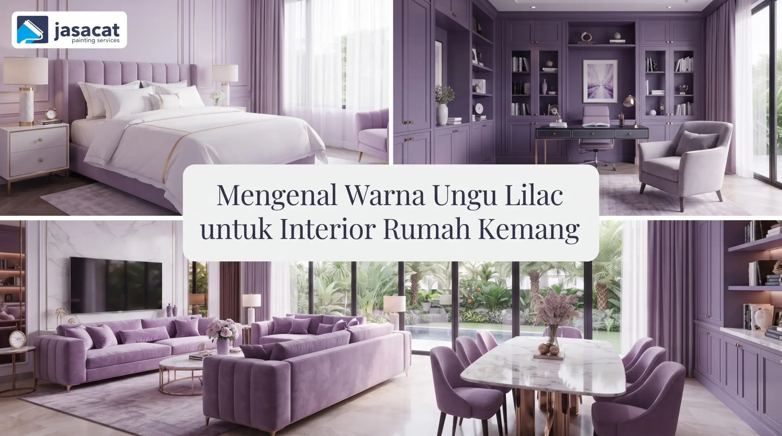 Mengenal Warna Ungu Lilac untuk Interior Rumah Kemang