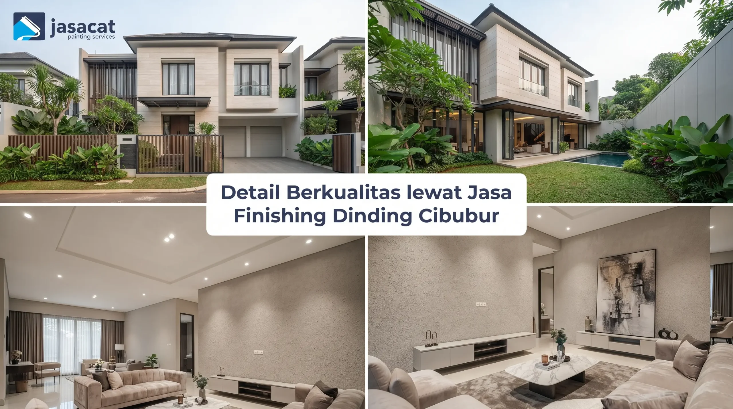Detail Berkualitas lewat Jasa Finishing Dinding Cibubur