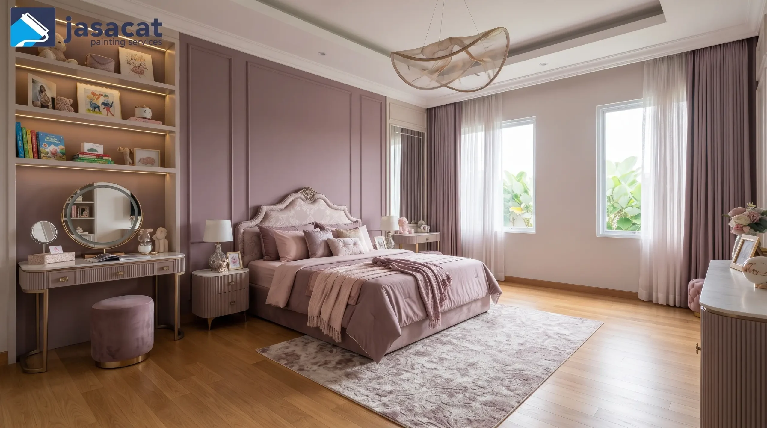 Ciptakan Ruang Personal lewat Warna Mauve Kamar Anak