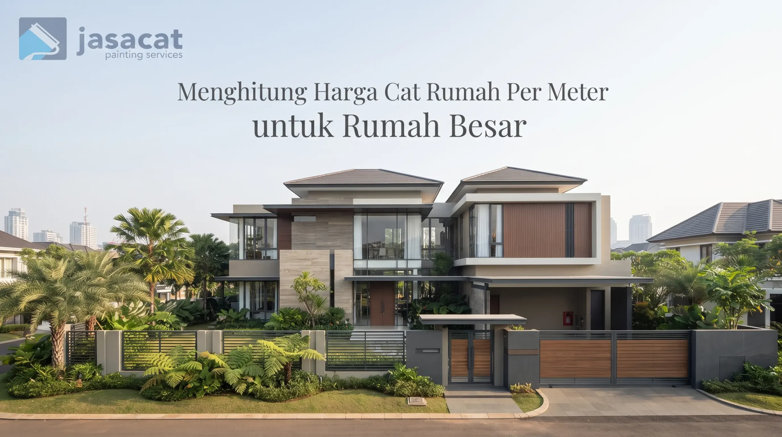 Menghitung Harga Cat Rumah Per Meter untuk Rumah Besar