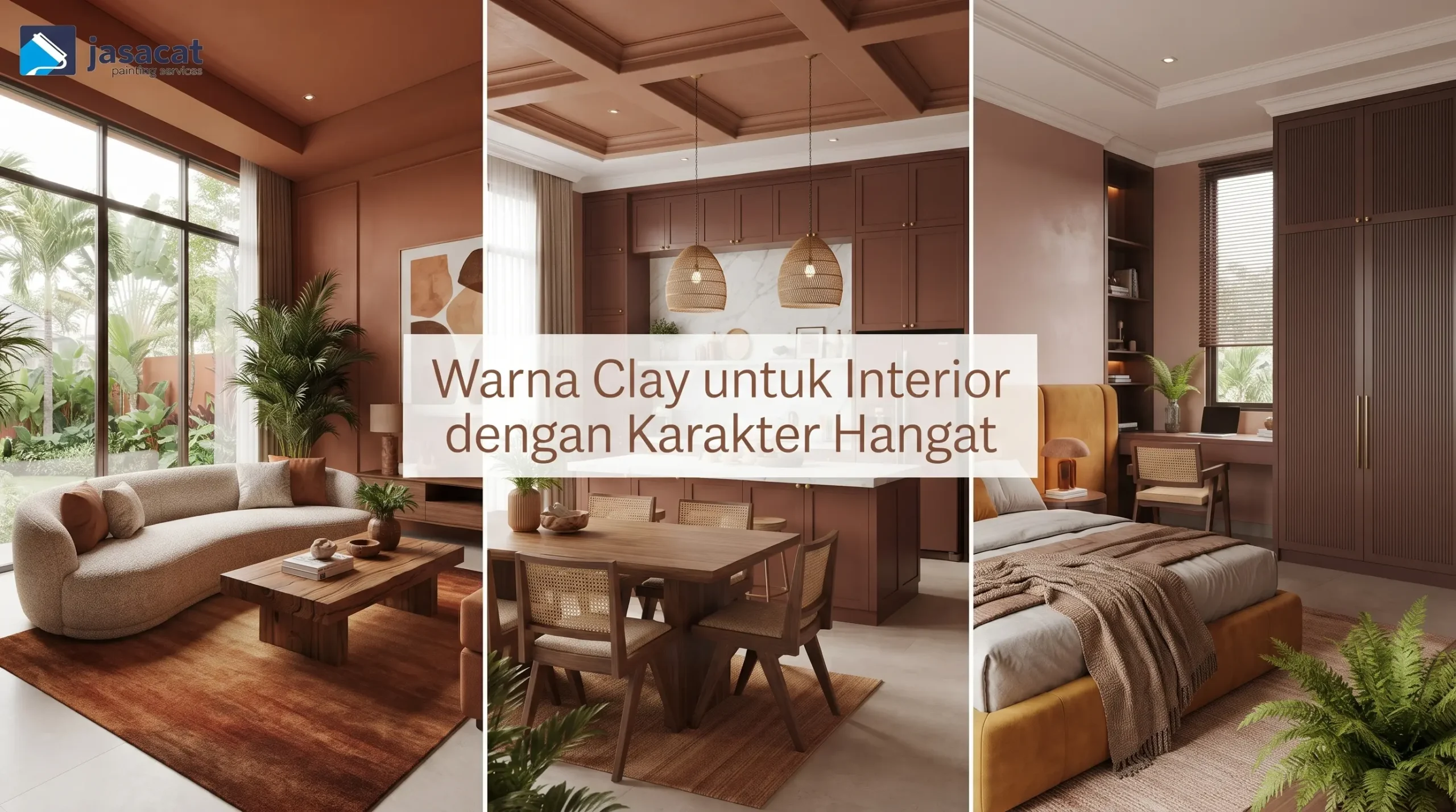 Warna Clay untuk Interior dengan Karakter Hangat