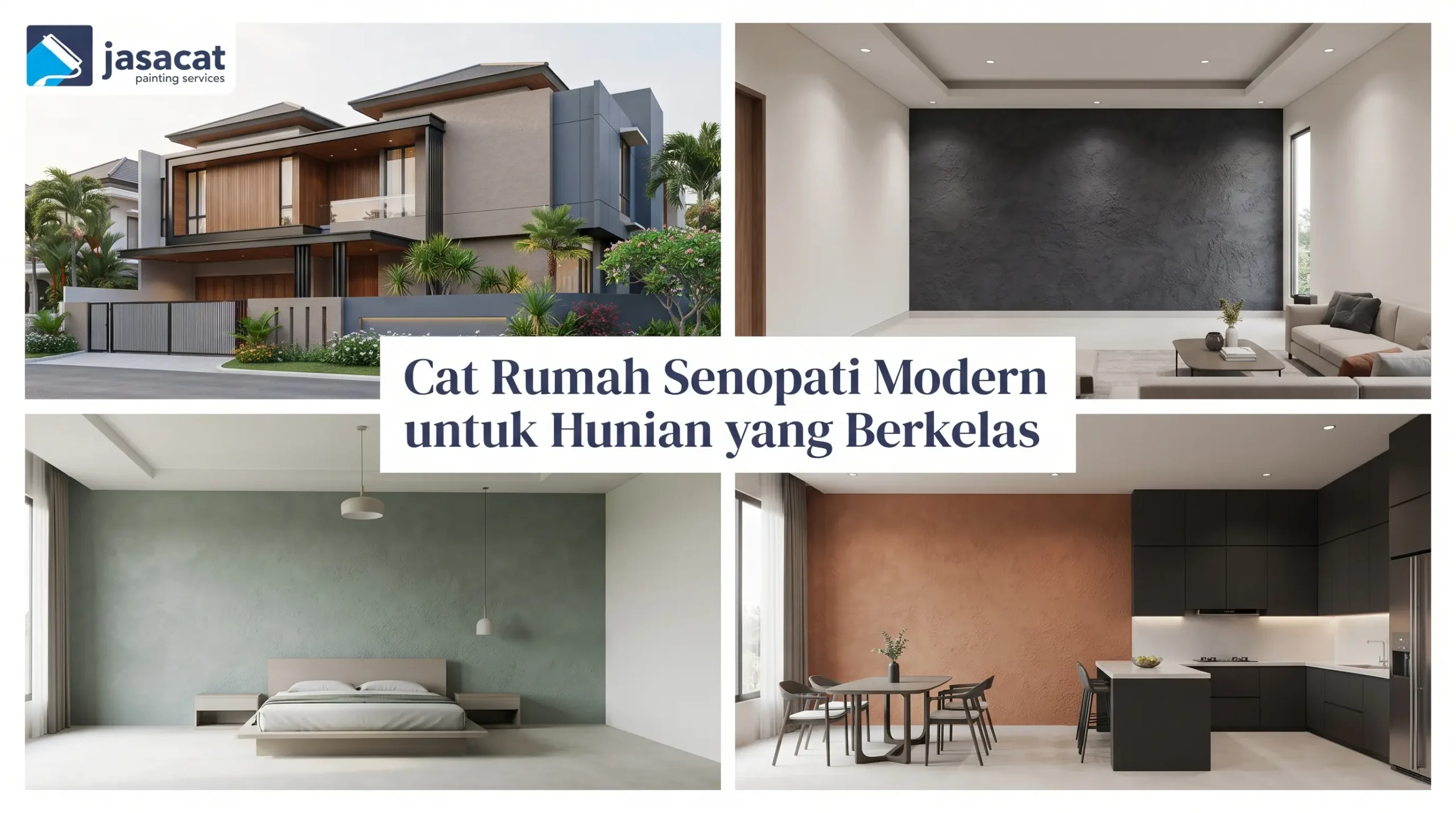 Cat Rumah Senopati Modern untuk Hunian yang Berkelas