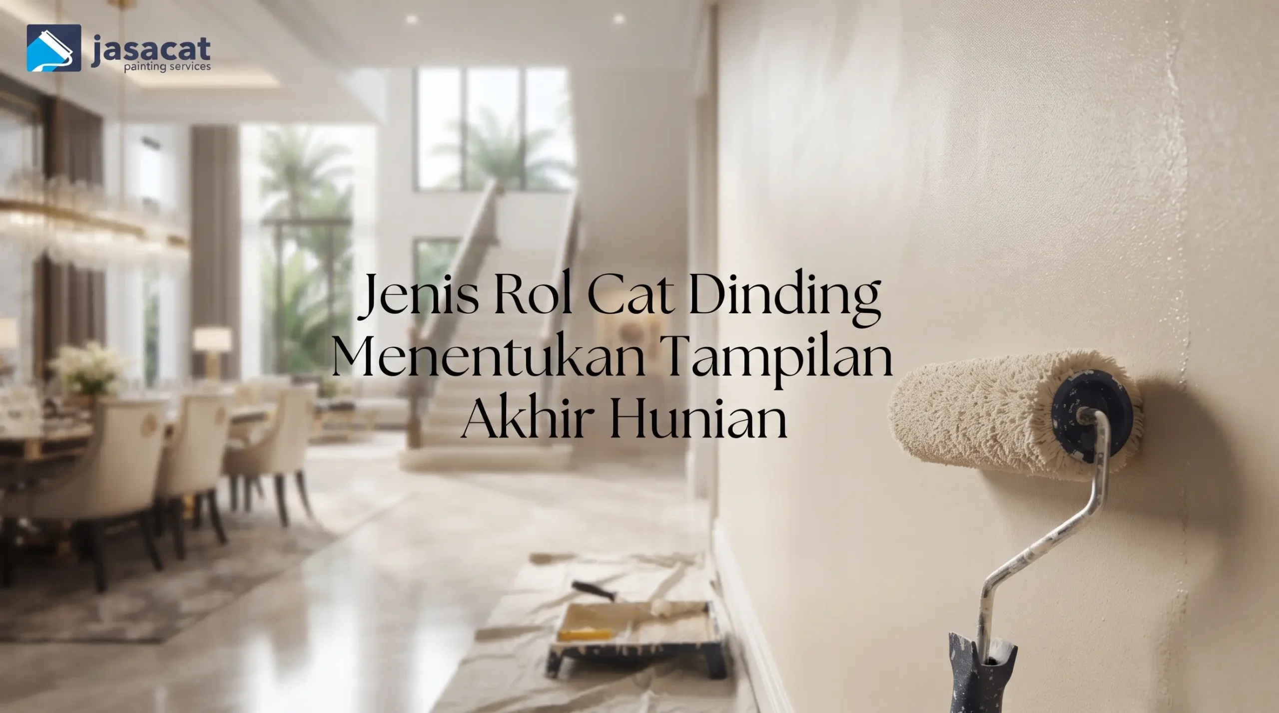 Jenis Rol Cat Dinding Menentukan Tampilan Akhir Hunian