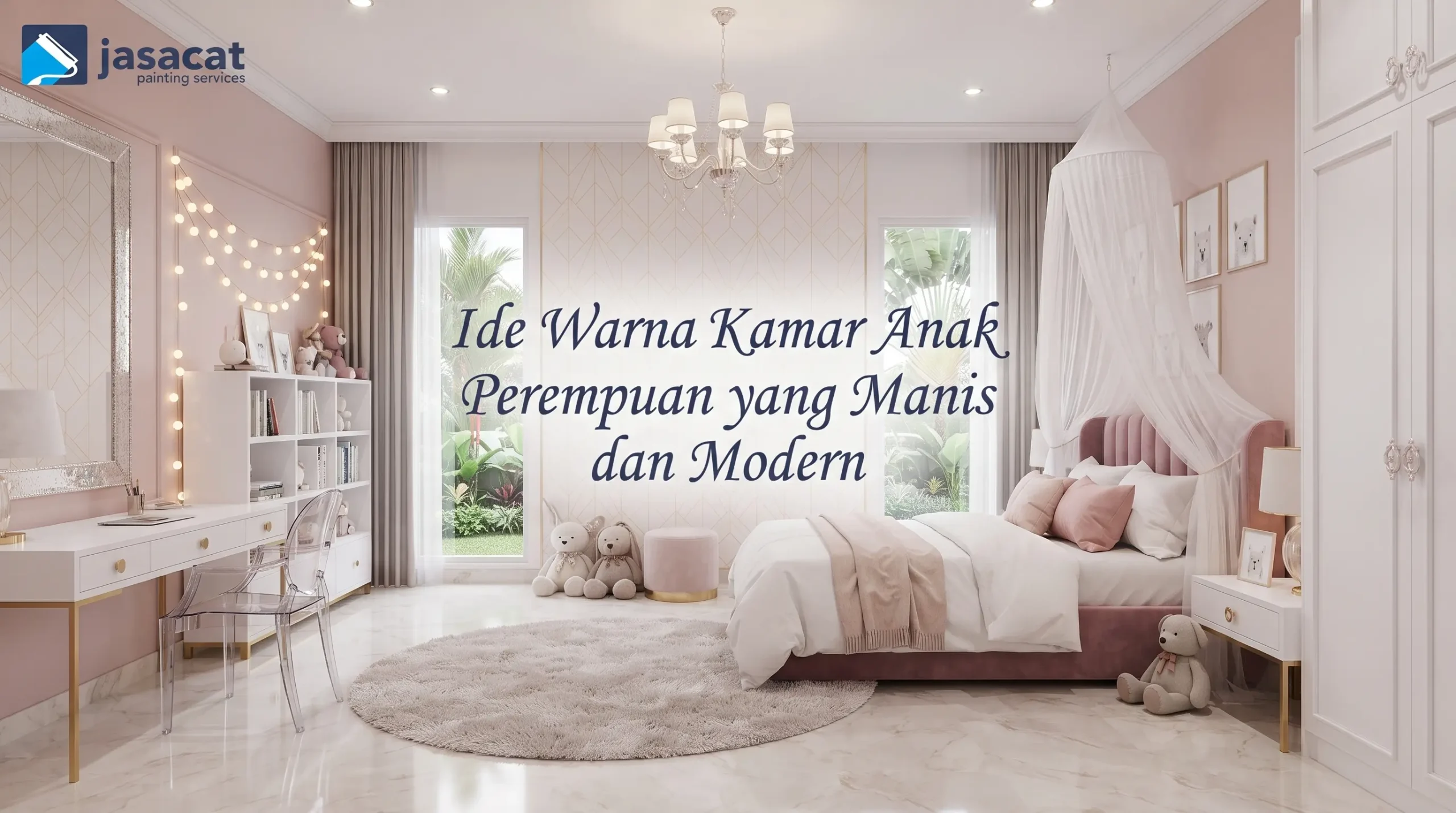 Ide Warna Kamar Anak Perempuan yang Manis dan Modern