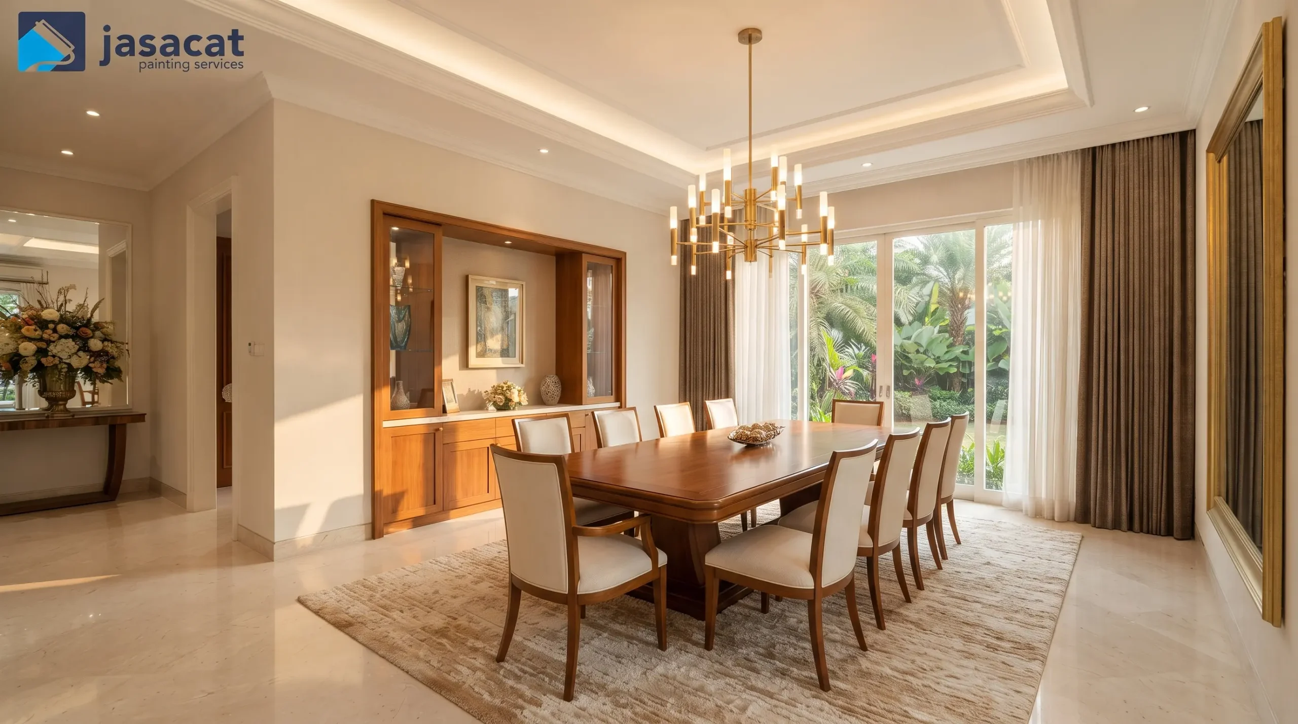 Jasa Cat Tembok Rumah Clean Look untuk Interior Minimalis