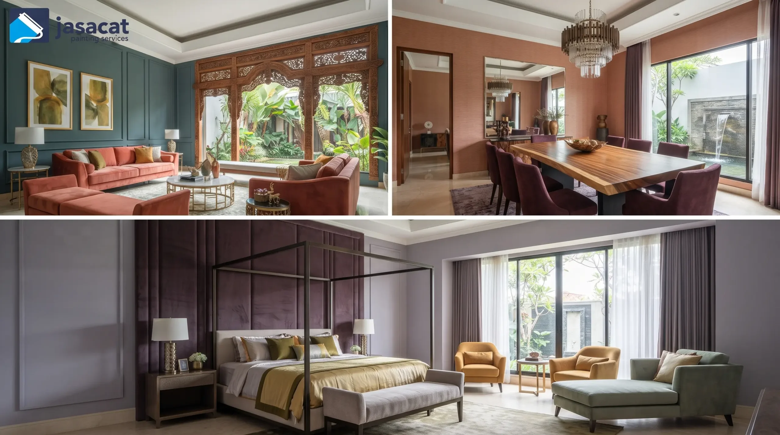 Contoh Perpaduan Warna Tersier untuk Interior Berkarakter