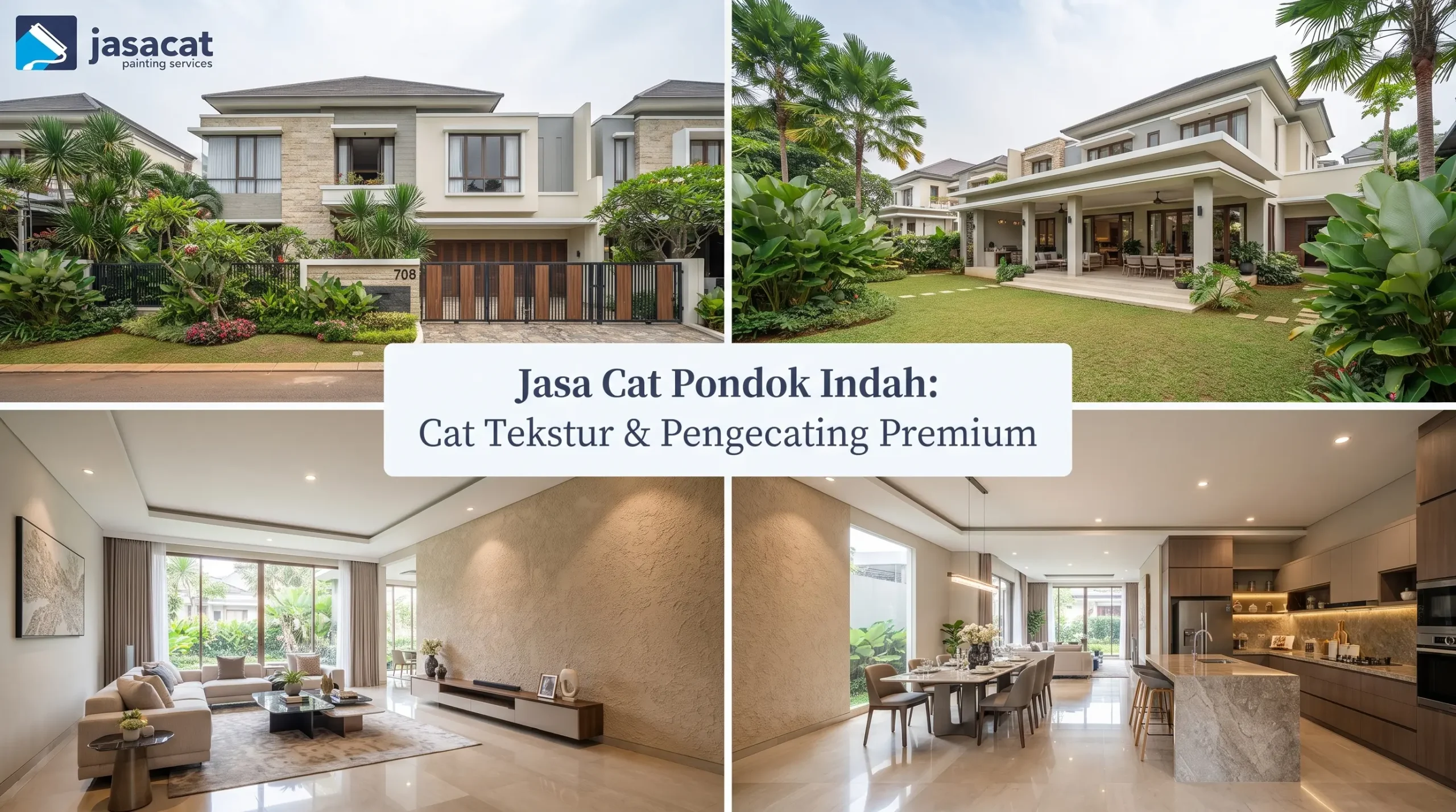 Jasa Cat Pondok Indah: Cat Tekstur & Pengecatan Premium
