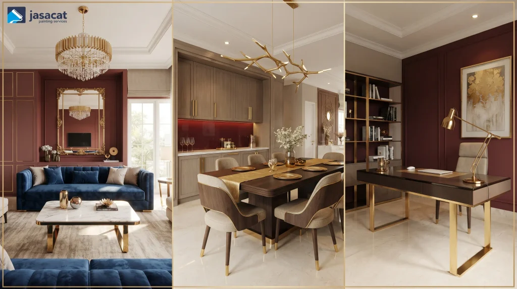 Warna wine untuk interior