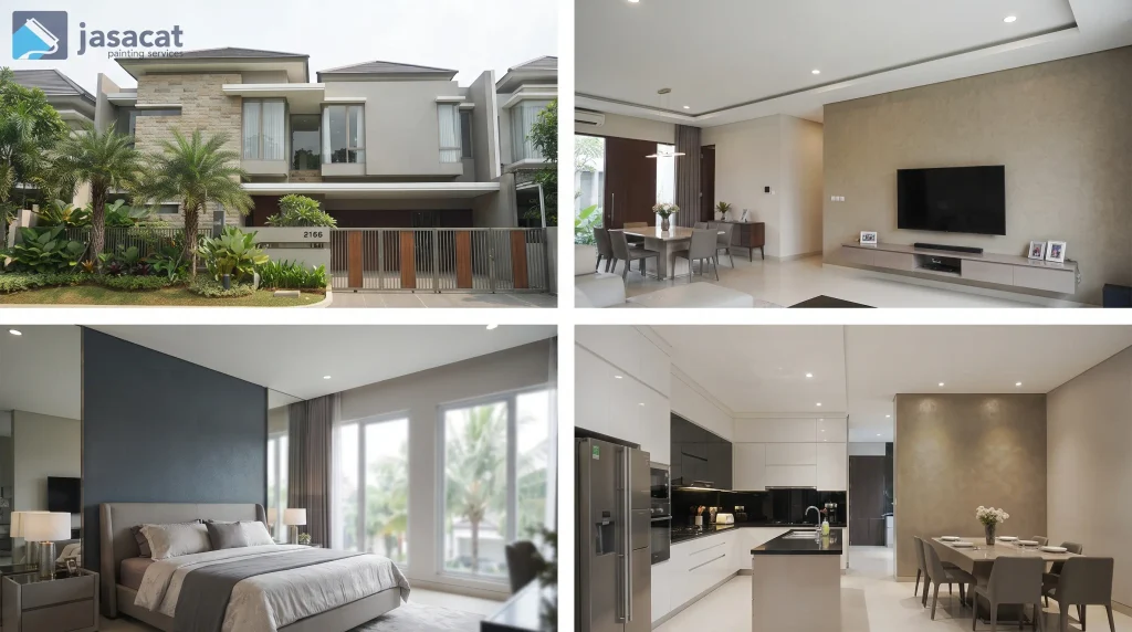 Jasa Cat Rumah Green Andara