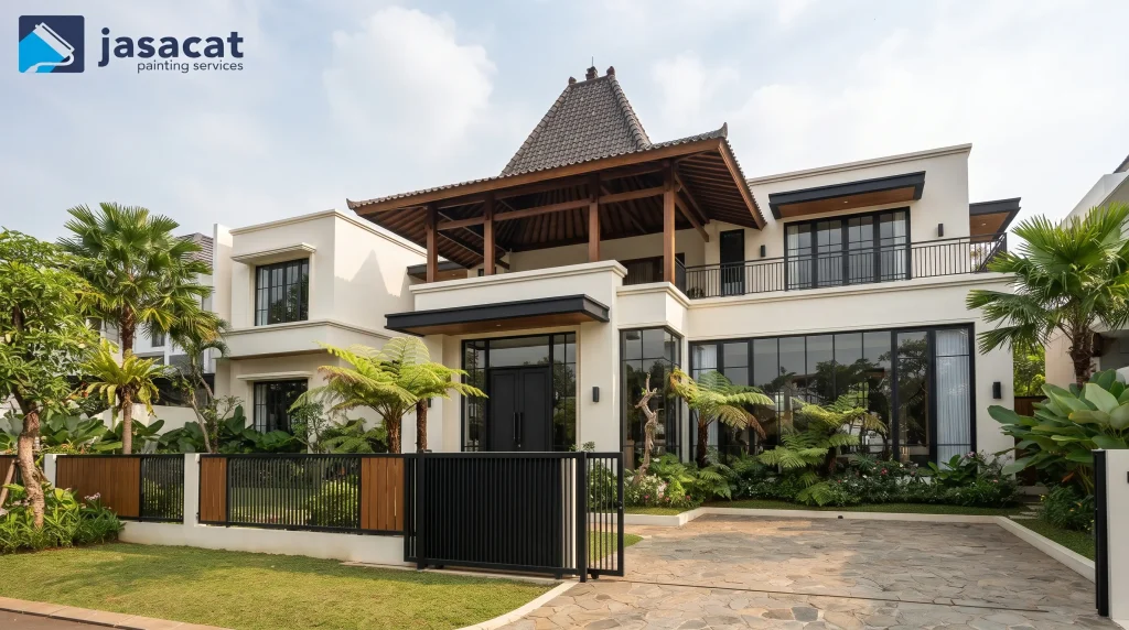 Warna rumah Joglo modern
