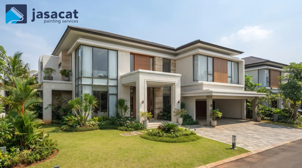 Standar finishing eksterior rumah