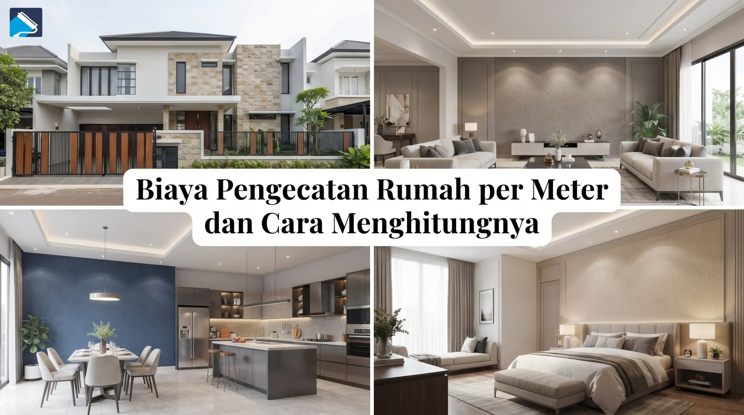 Biaya Pengecatan Rumah per Meter dan Cara Menghitungnya