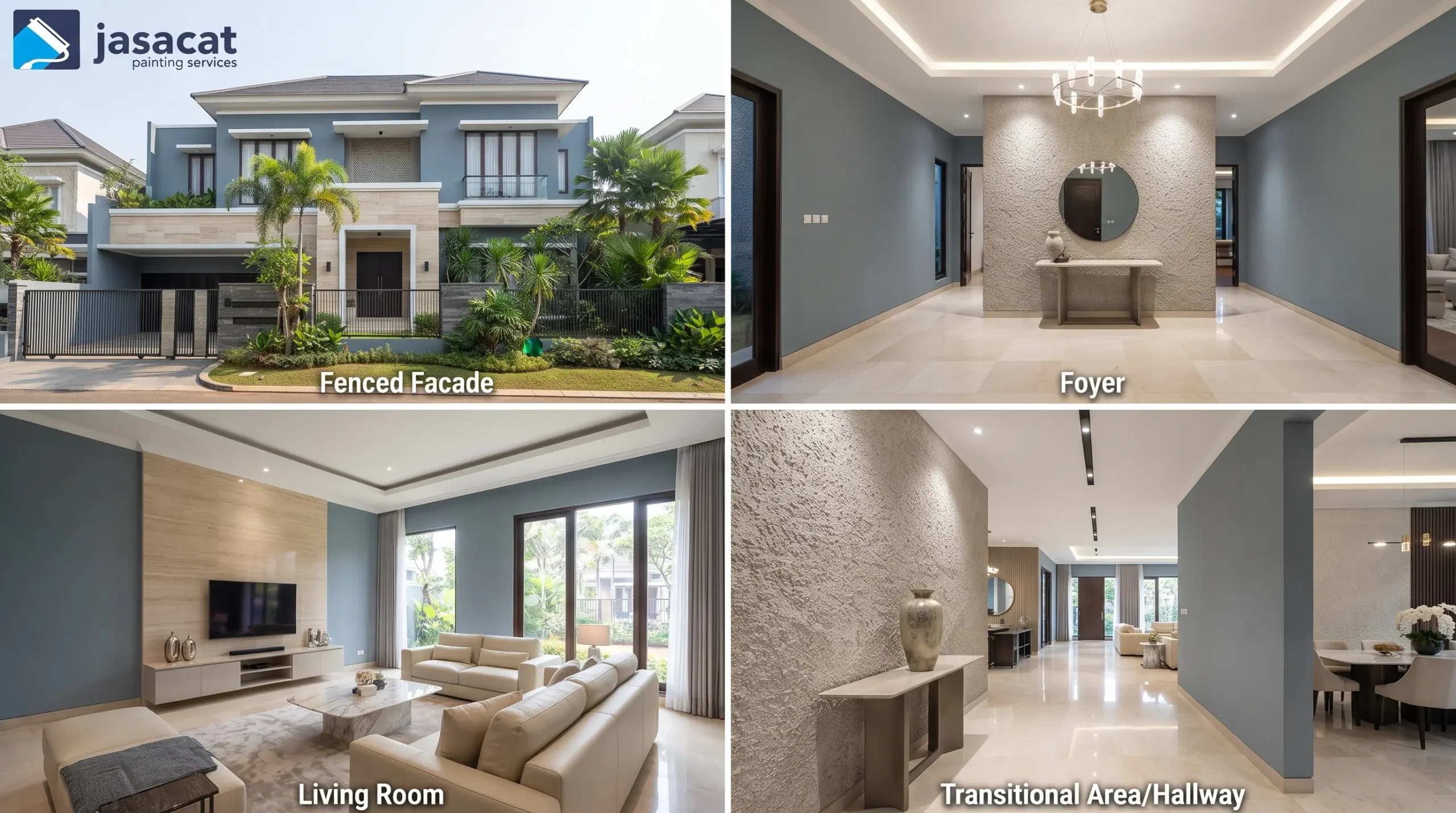 Campuran Warna Cat Rumah Elegan untuk Tampilan Berkelas