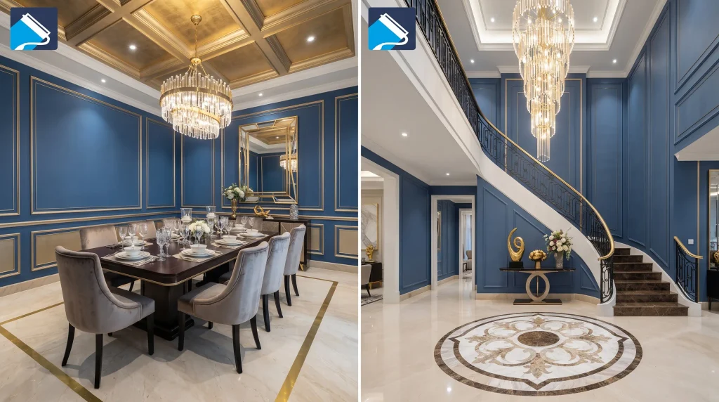 Warna Biru Safir untuk Interior
