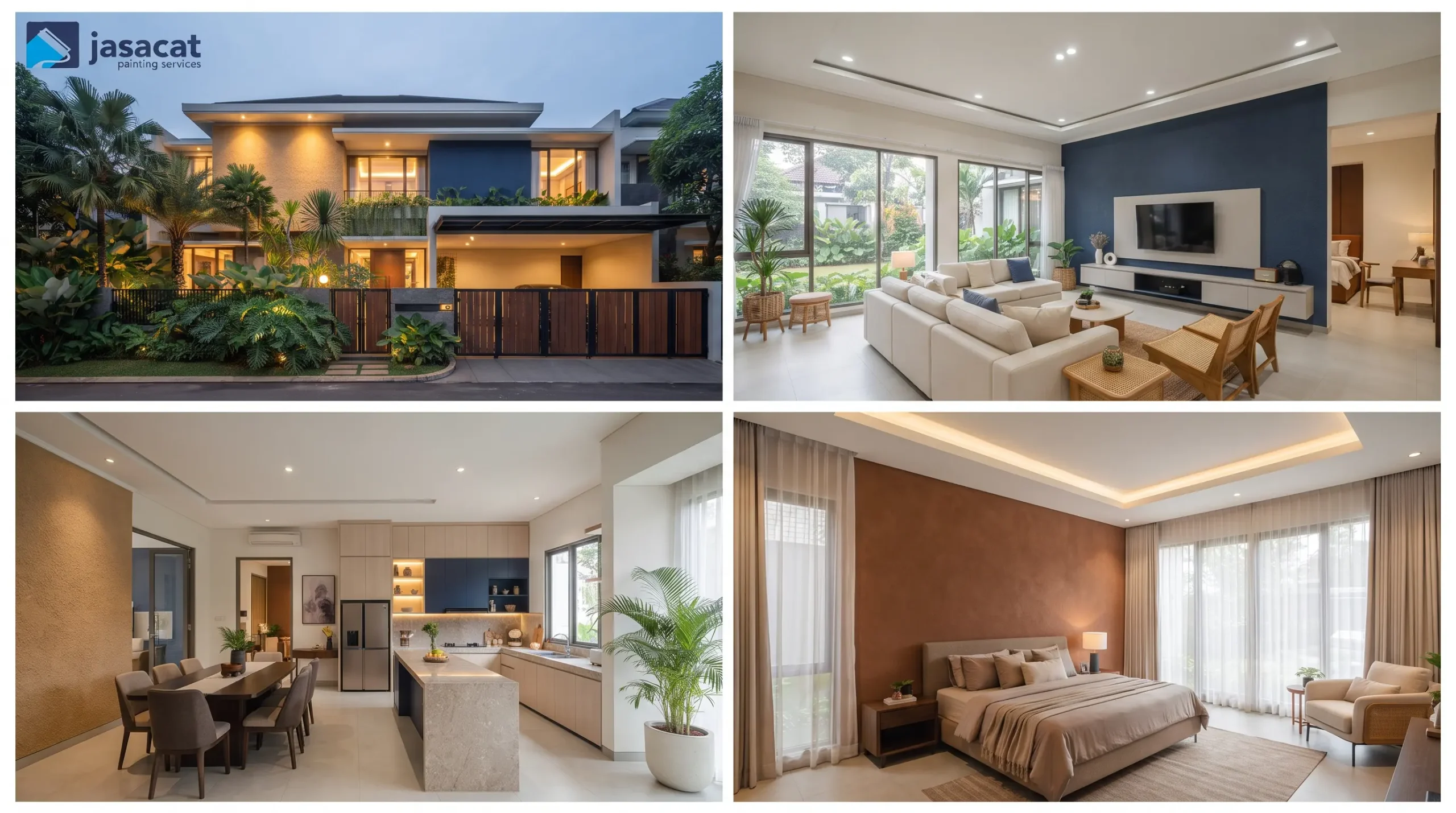 Inspirasi Warna Rumah Tropis untuk Hunian Cilandak