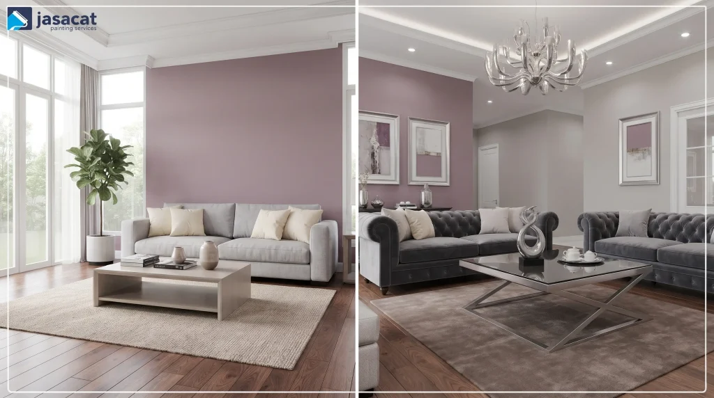 Warna Furnitur untuk Interior Mauve