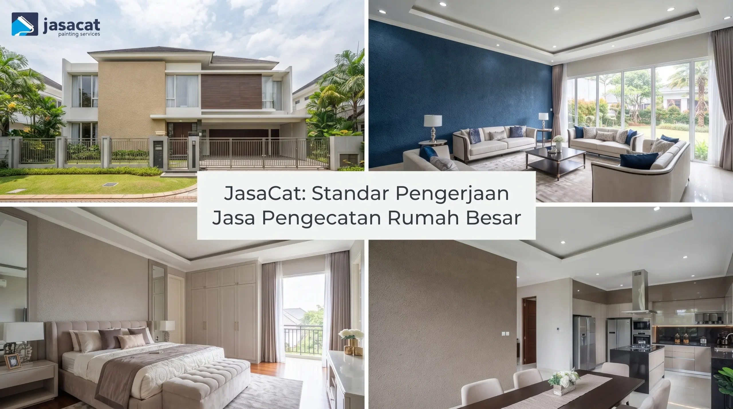 JasaCat: Standar Pengerjaan Jasa Pengecatan Rumah Besar