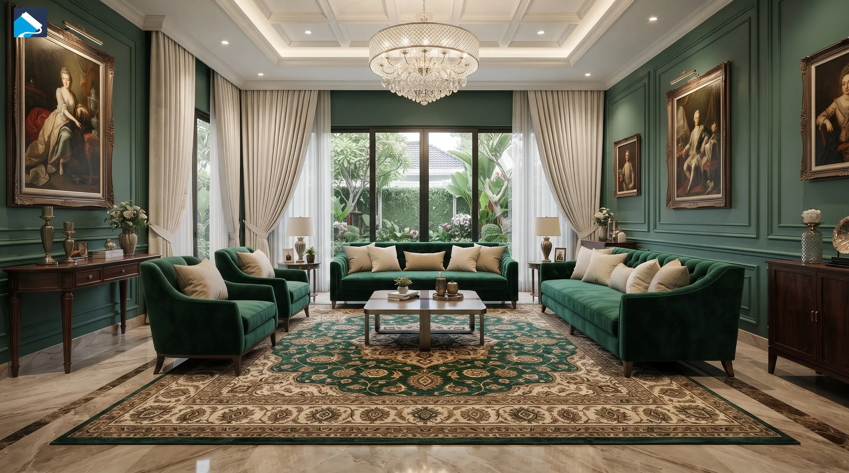 Ruang Tamu Emerald