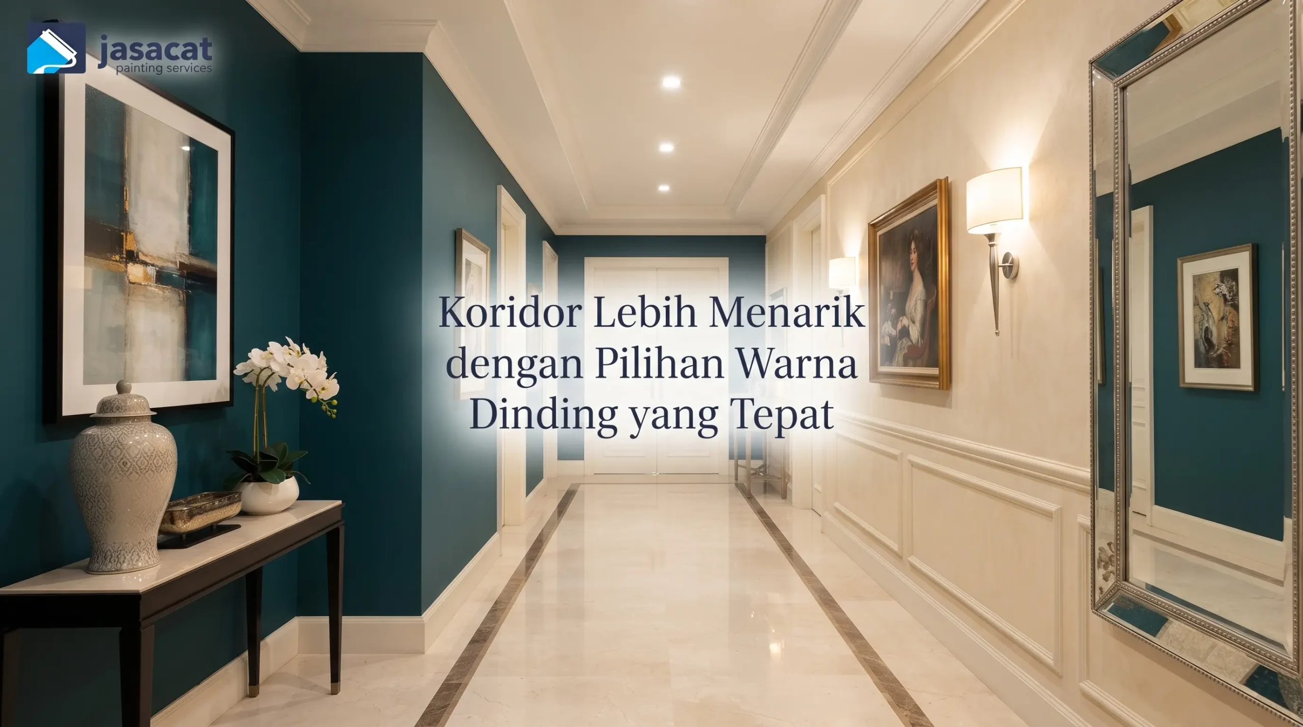 Koridor Lebih Menarik dengan Pilihan Warna Dinding yang Tepat