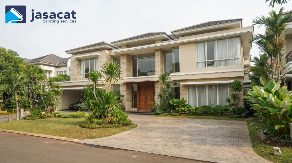 Standar finishing eksterior rumah