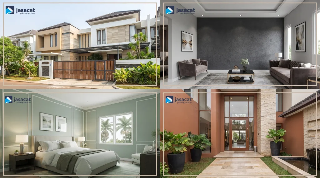 Jasa Cat Rumah Green Andara