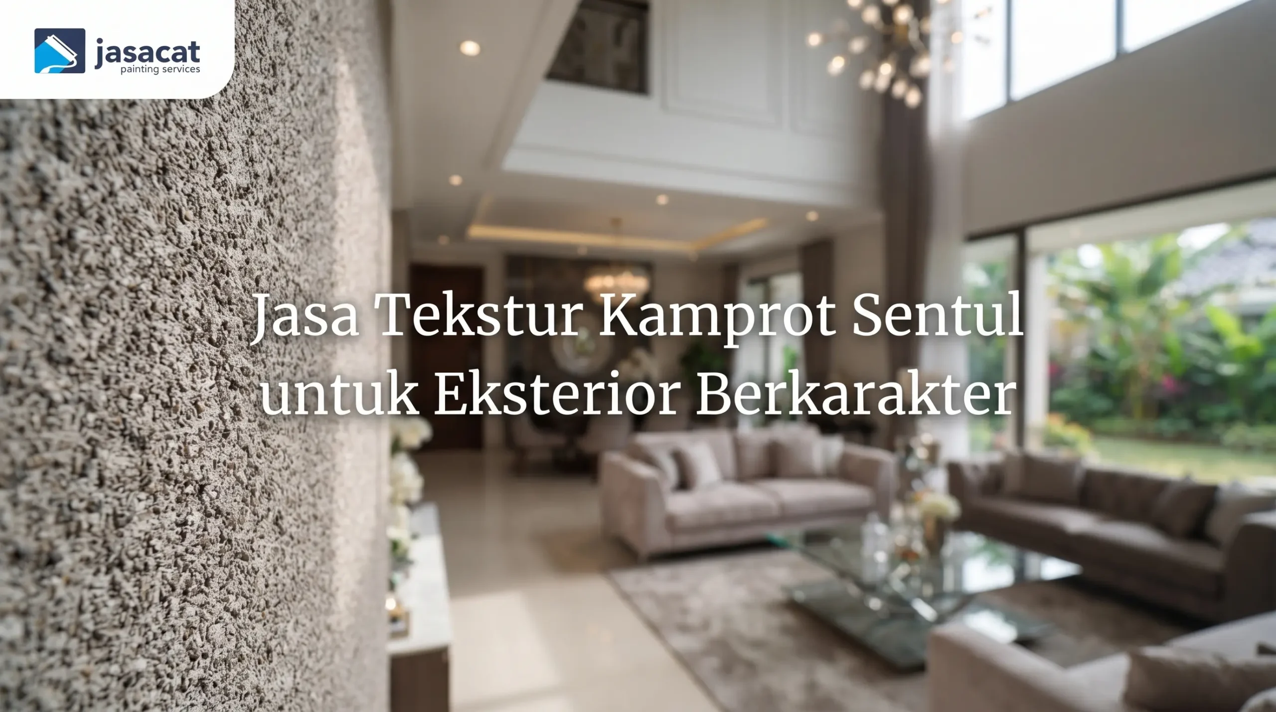 Jasa Tekstur Kamprot Sentul untuk Eksterior Berkarakter