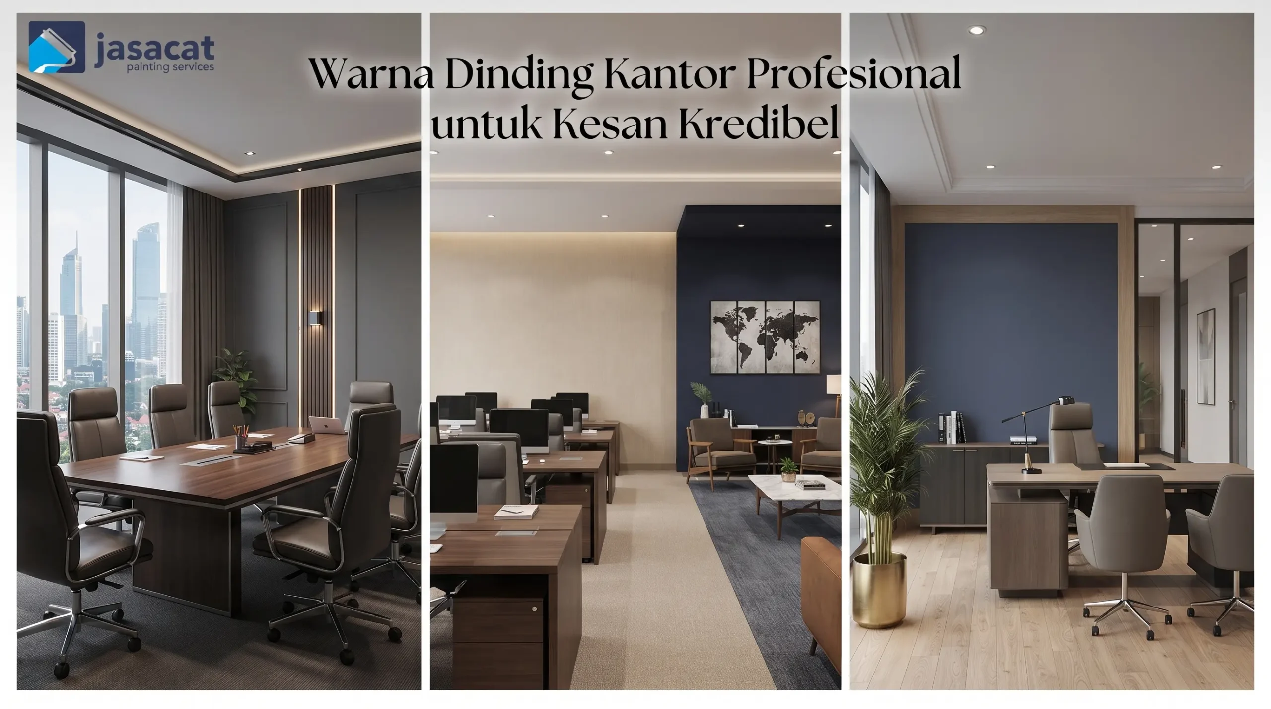 Warna Dinding Kantor Profesional untuk Kesan Kredibel