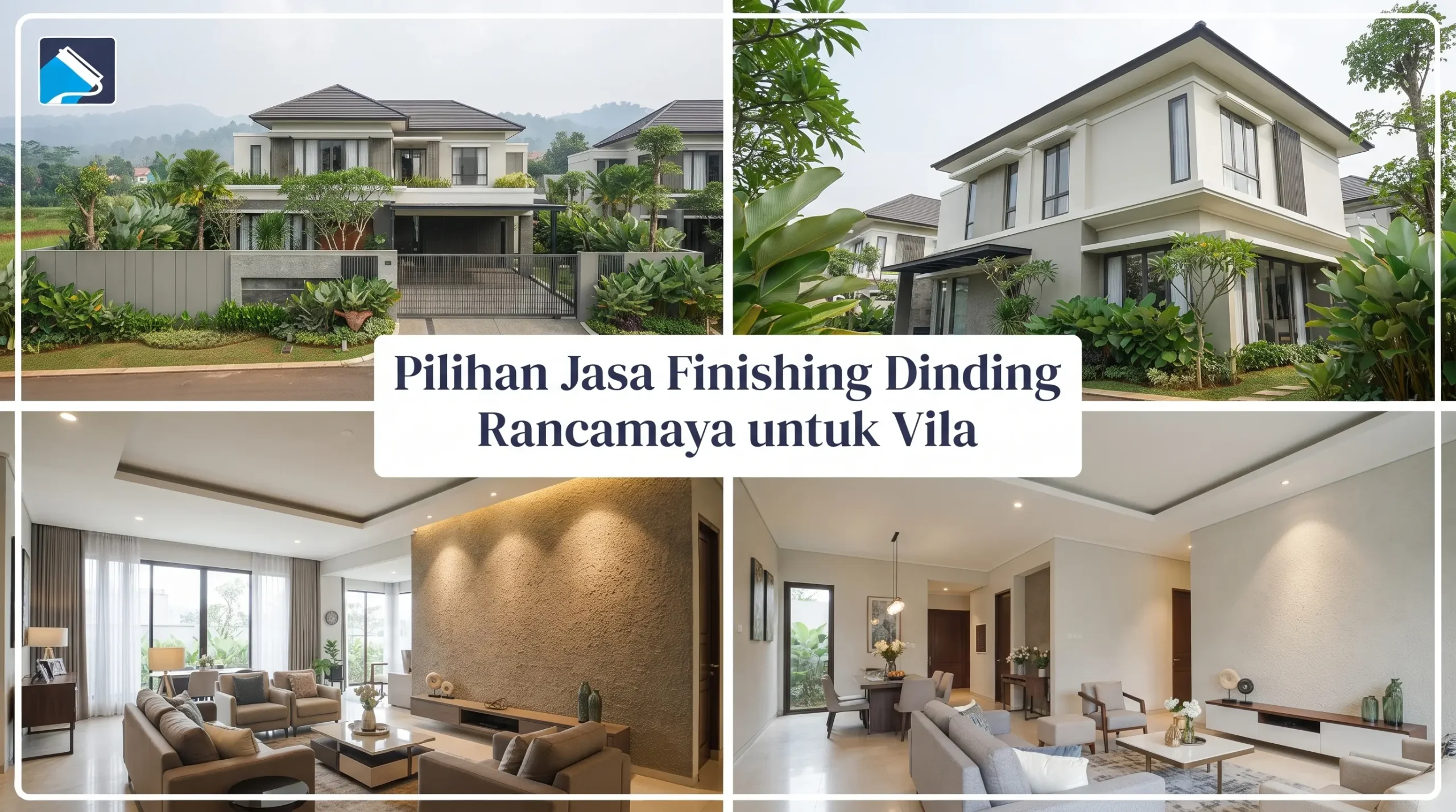 Pilihan Jasa Finishing Dinding Rancamaya untuk Vila