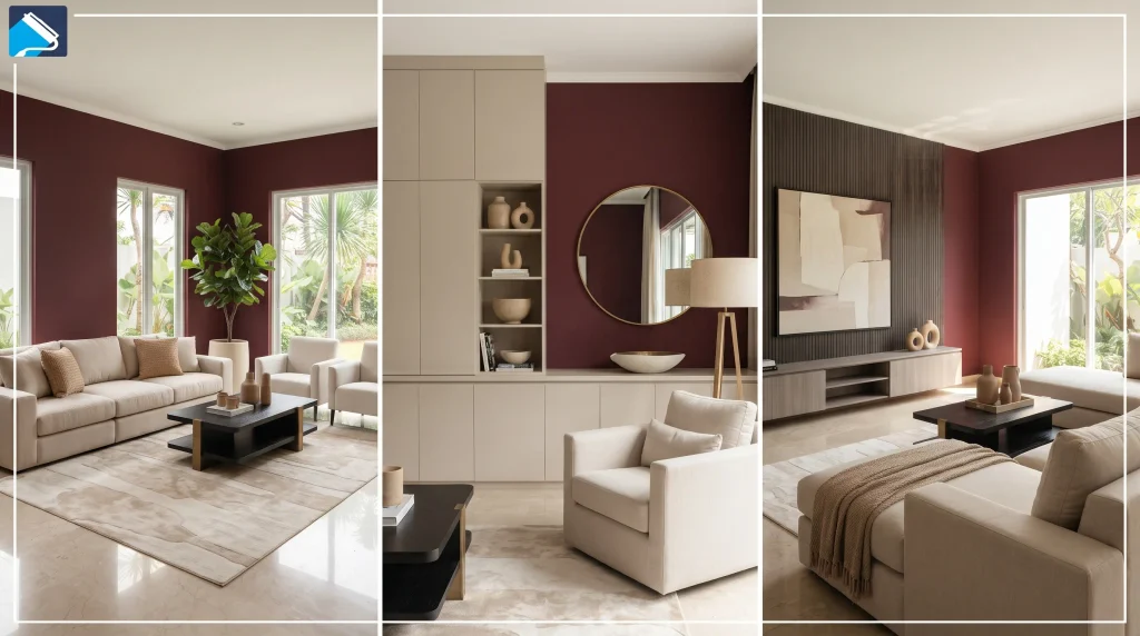 Warna wine untuk interior