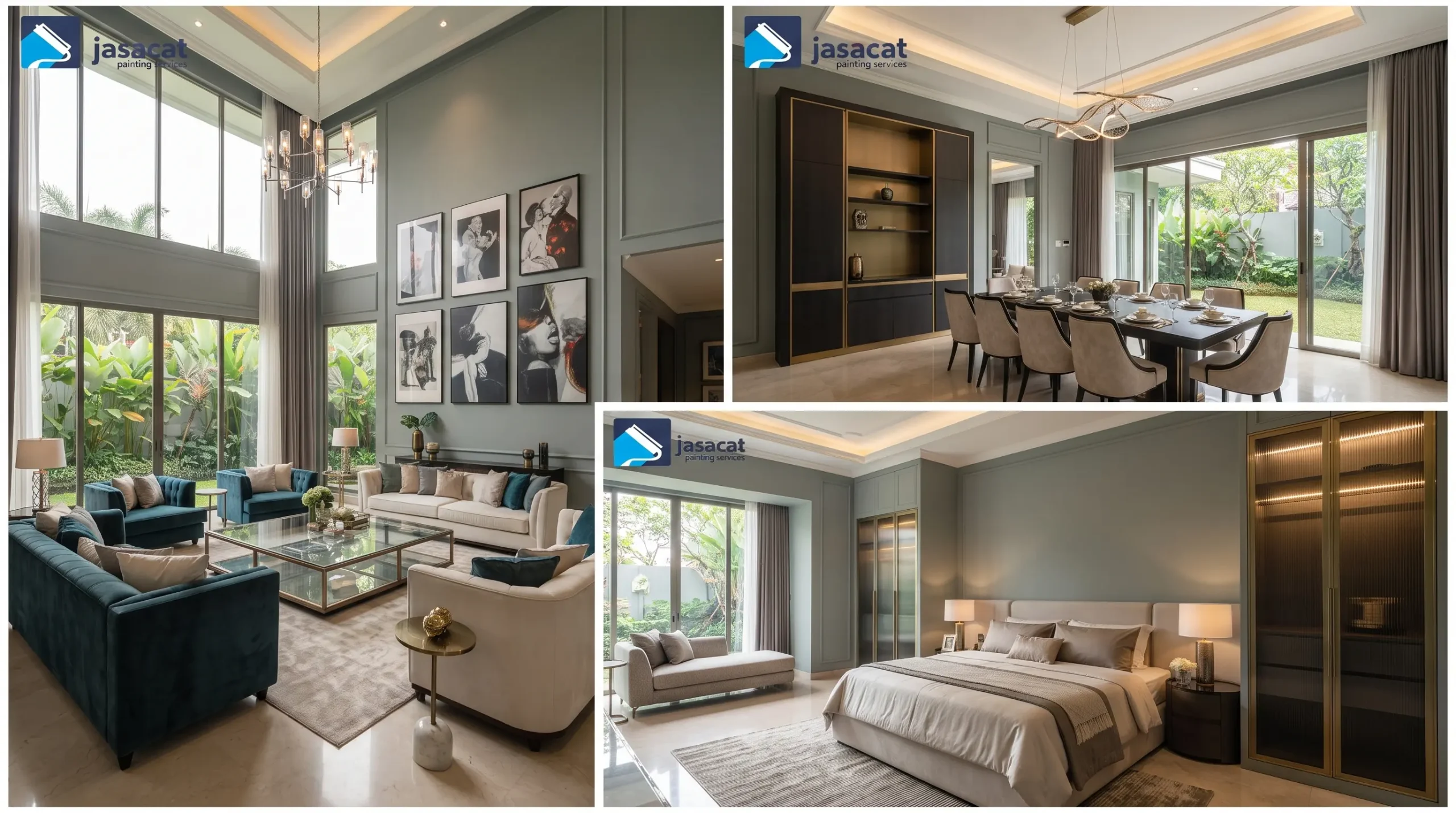 Mengenal Warna Hijau Keabuan untuk Interior Rumah Premium