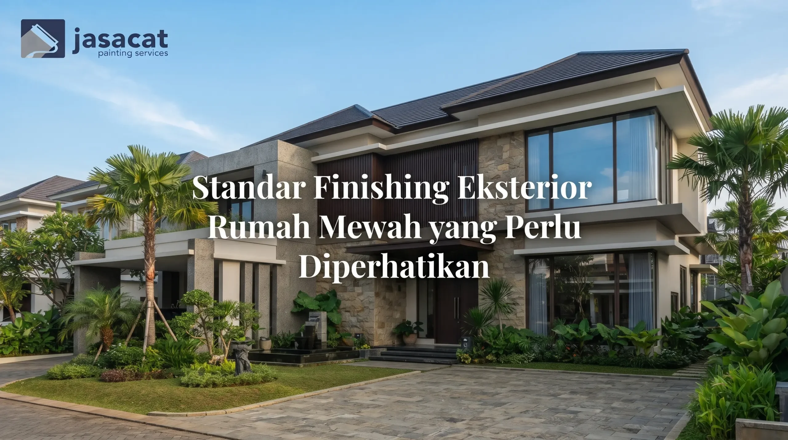Standar Finishing Eksterior Rumah Mewah yang Perlu Diperhatikan