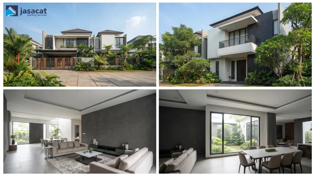 Jasa Cat Rumah Green Andara