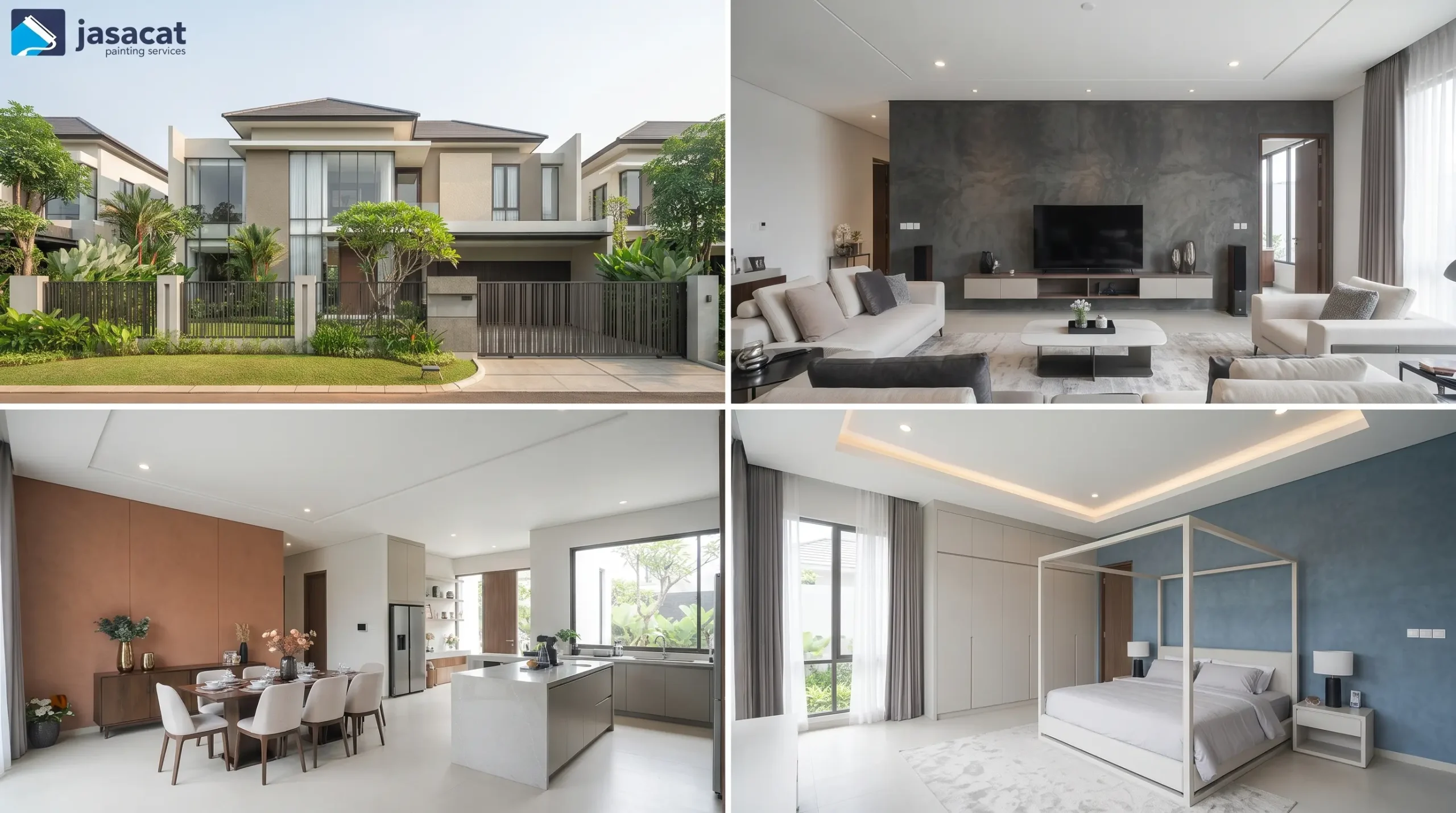 Finishing Premium bersama Jasa Cat Rumah Greenwich Park
