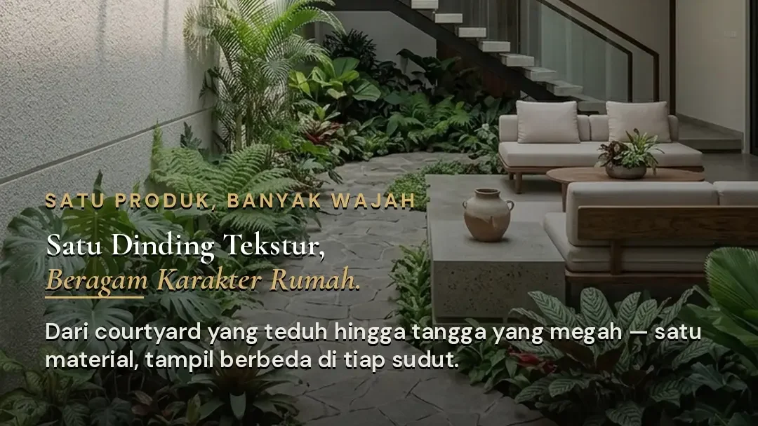 Tekstur Dinding Rumah Mewah untuk 7 Area Hunian