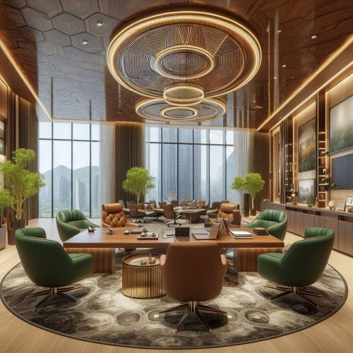 Kombinasi Cat Maskulin untuk Kantor Eksekutif di SCBD