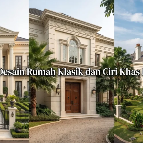 Sejarah Desain Rumah Klasik dan Ciri Khas Fasadnya