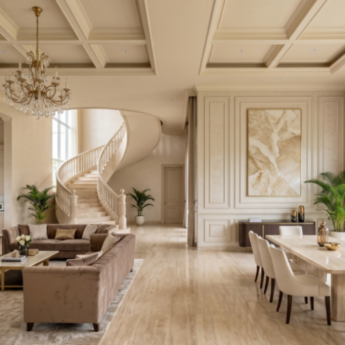 Interior Depok Maharaja Residence dengan Finishing Mewah